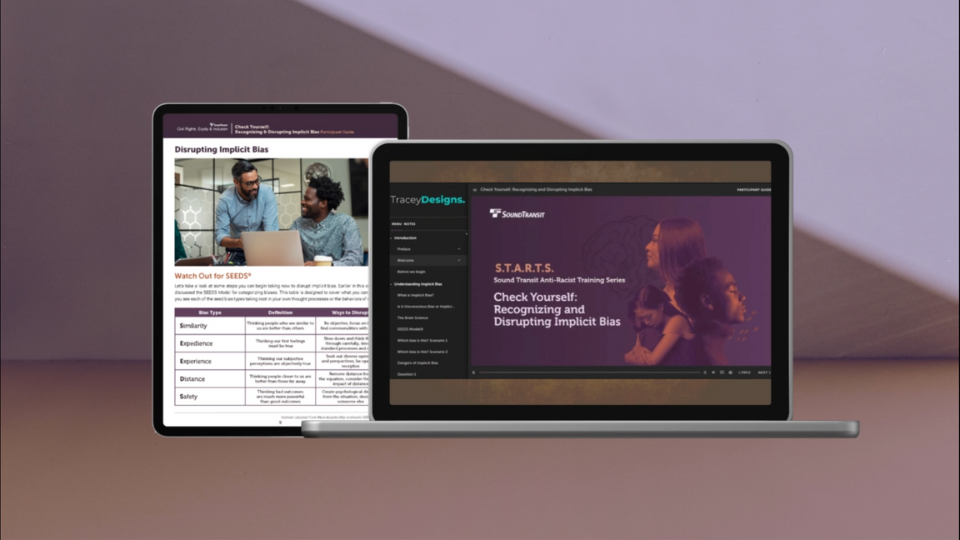 “Check Yourself: Recognizing and Disrupting Implicit Bias” eLearning course